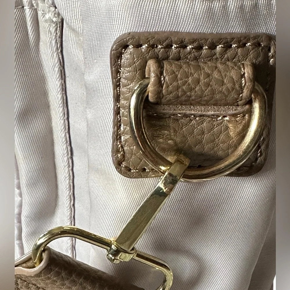 LAUNDRY by Shelli Segal Taupe Nylon Crossbody Bag